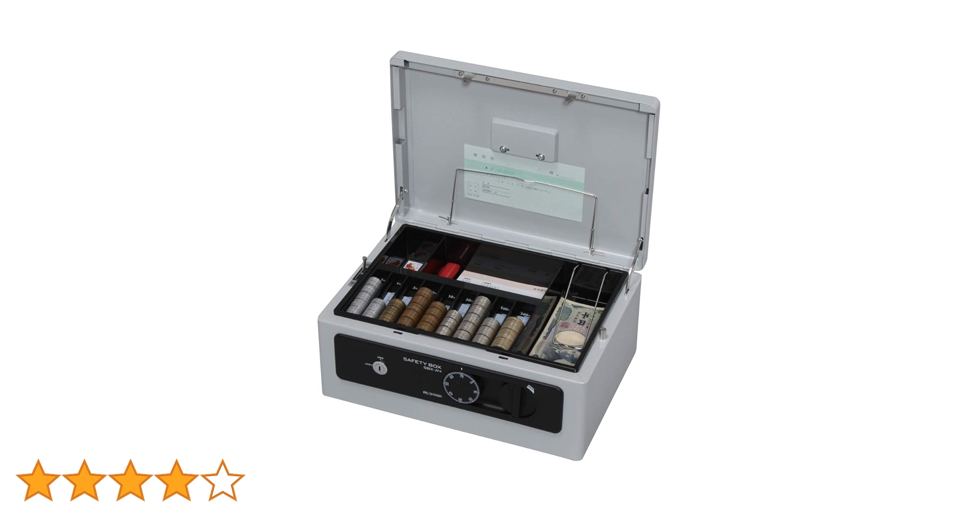 Amazon | アイリスオーヤマ 金庫 手提げ金庫 ダイヤル式 ダブル